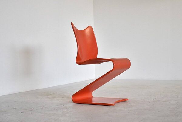 Chaise Modèle 275 S par Verner Panton, années 1960.