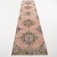 3x12 Pale Red Wool Vintage Persian Runner Rug, 86x379Cm SK 5457
