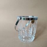 Vintage DArques Crystal Ice Bucket Diamond Tips
