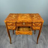Marquetry Dressing Table, Louis XV Style, 20th Century