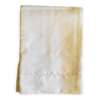 Old linen: 190 cm long cotton bolster case