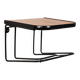 Hanging nightstand with black details
