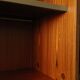 2-door sliding furniture in the style of F. Knoll, veneered teak.