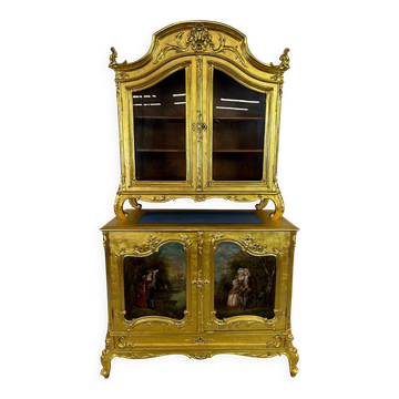 Enfilade Rococo dorée XVIIIe siècle