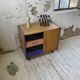 Meuble commode colorée années 60