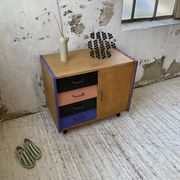 Colorful chest of drawers furniture 60s