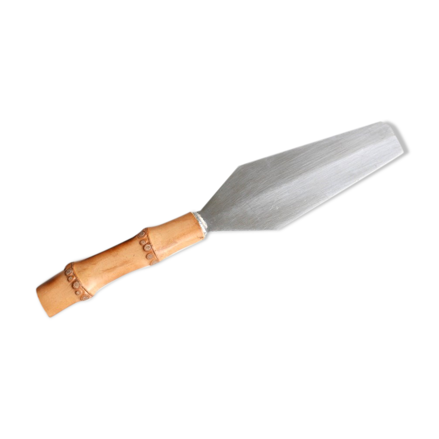 Pelle à tarte avec manche en bambou années 60