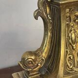 Chandelier en bronze doré xixème