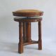Solid wood, upholstered piano stool - Germany, first half of the 20th century