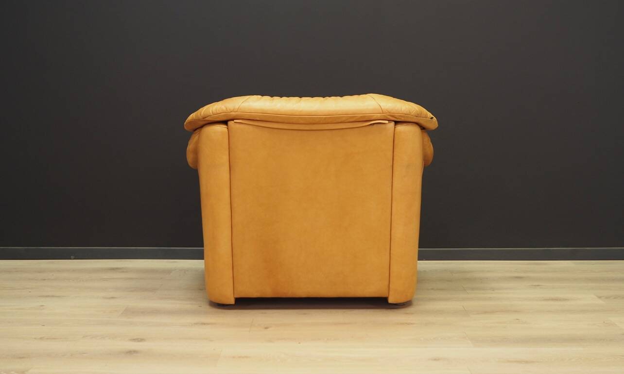 Cognac living room set, Danish design, 1970s, manufacturer: Skalma Møbelfabrik