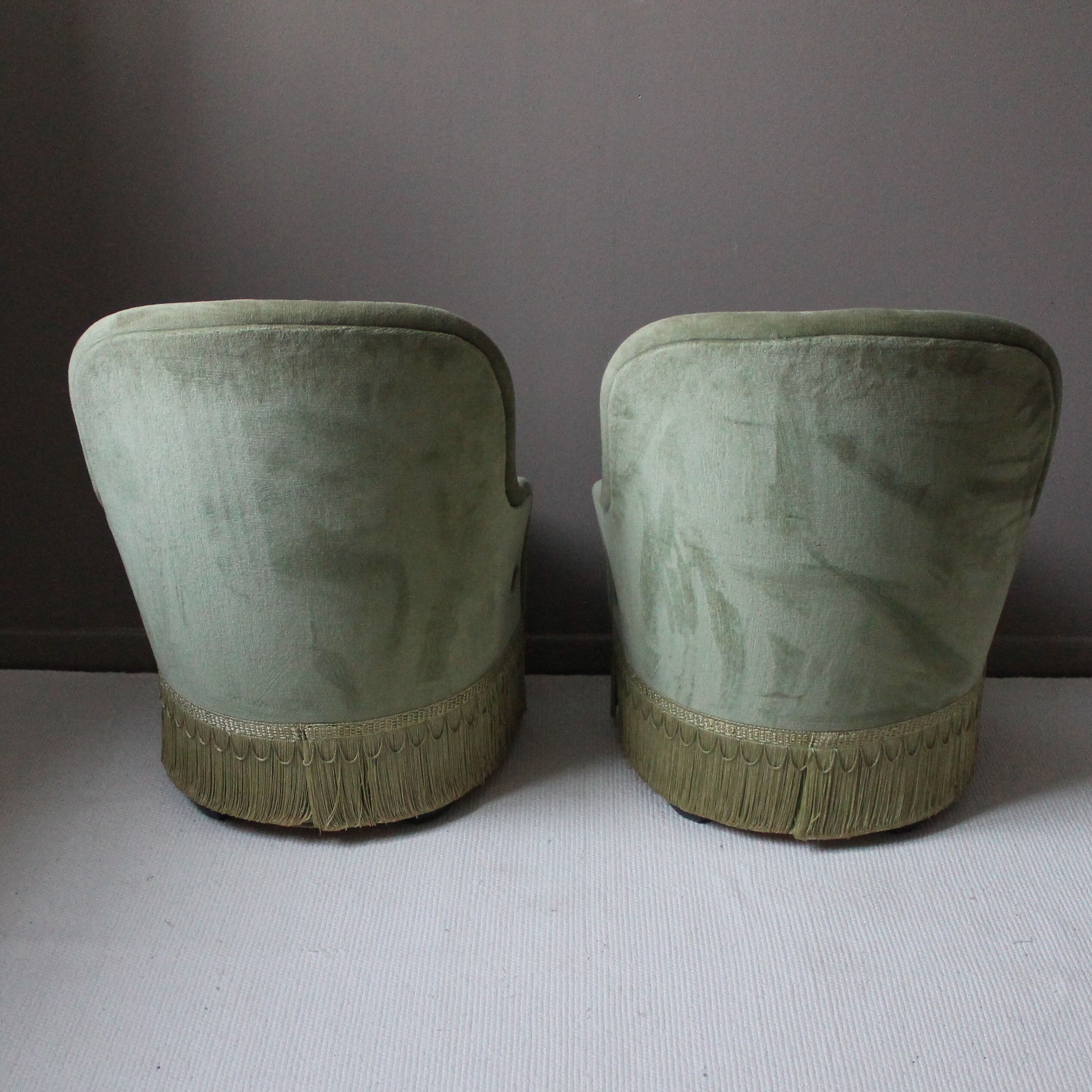 Pair of armchairs toad vintage