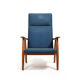 Fauteuil GE-260 en chêne par Hans J. Wegner années 1950