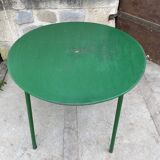 Garden metal round table 1960