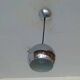 Paire de suspension boules chromées années 70/80.
