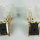 Vintage Murano and 1960 gold metal wall light
