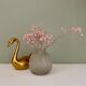 Vintage art deco vase in frosted glass