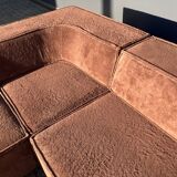Cor trio Modular sofa Teddy chocolate brown, original fabric
