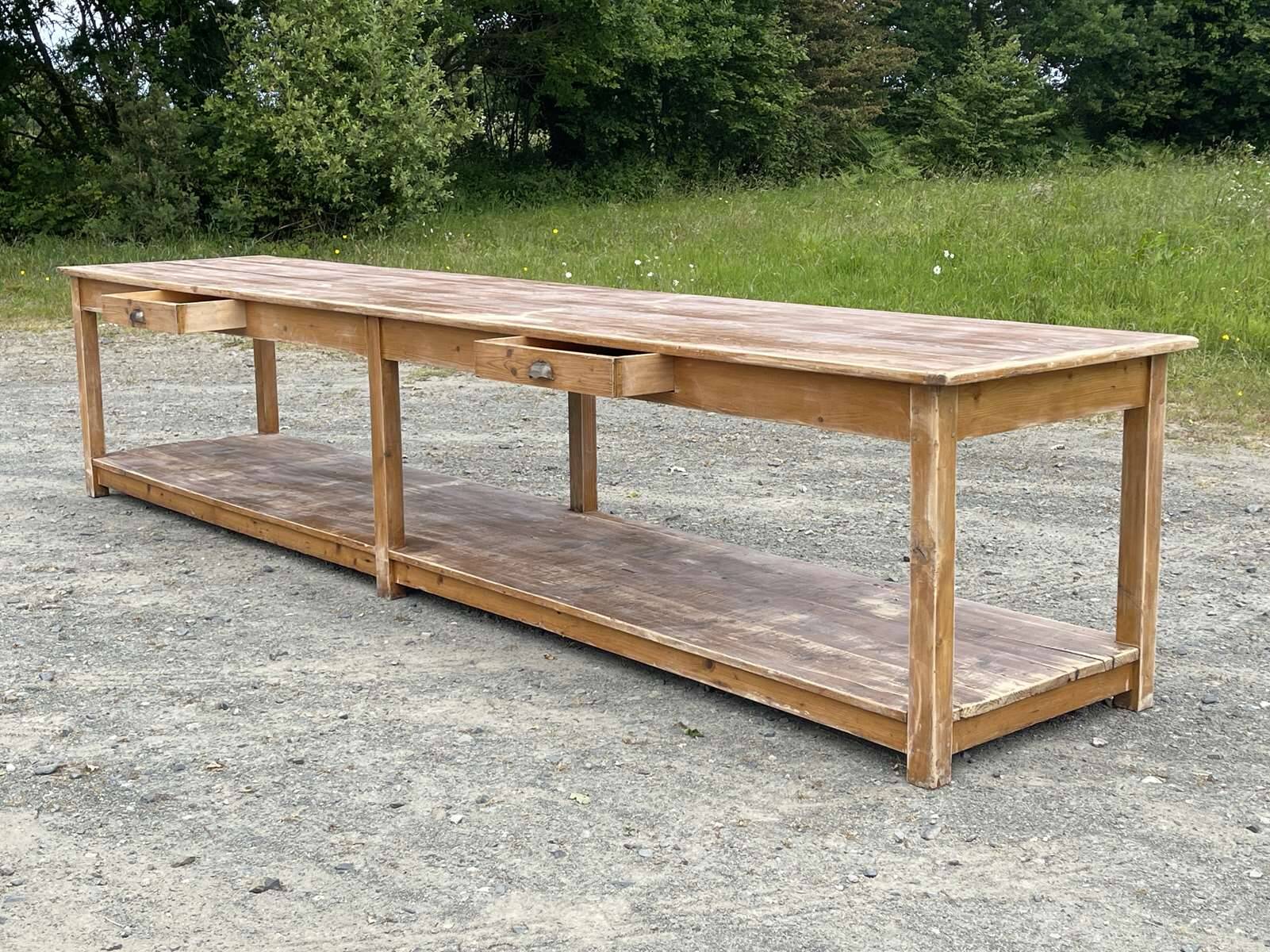 1930s fir draper table