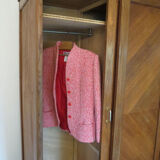 Walk-in wardrobe with sliding doors from the 1950s