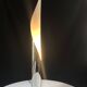 Vintage Floor Lamp • Flame • Stainless Steel • Space Age • 1970