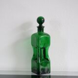 Erven Lucas Vintage Decanter Bowls Green Glass Canterer