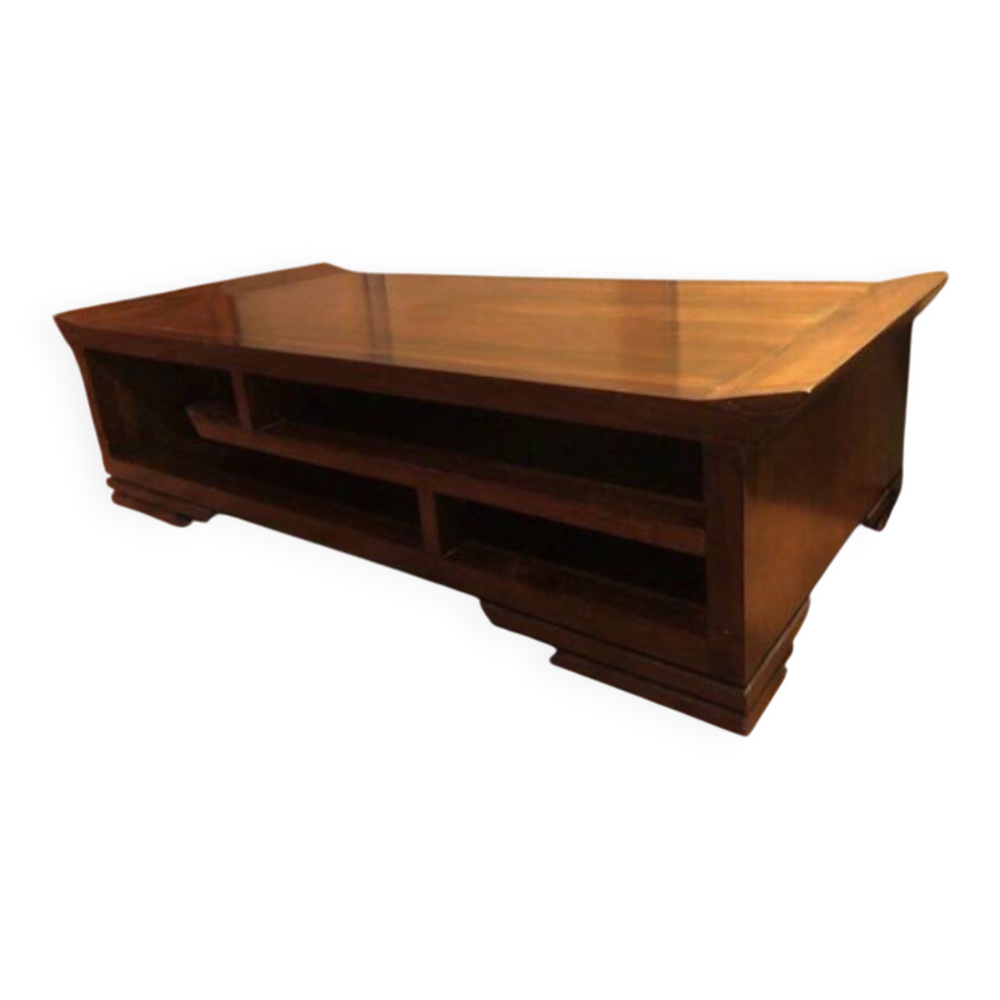 Table basse en bois massif