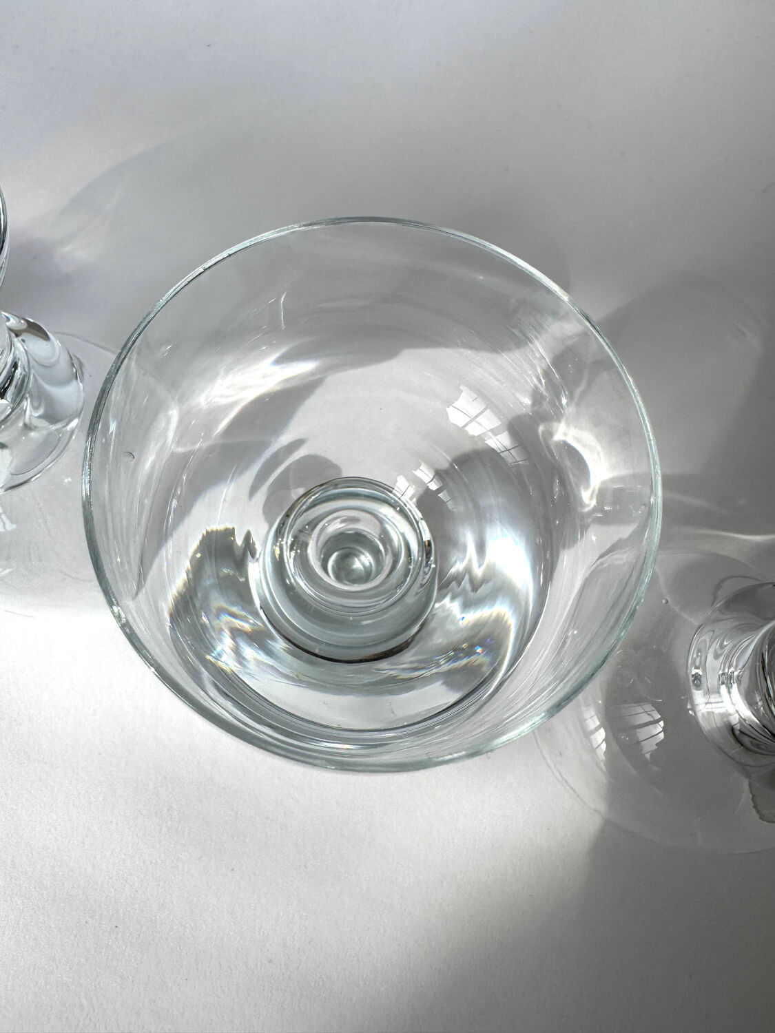 Vintage Holmegaard Per Lutken Hunter Jaeger Design Port Wine Glasses -