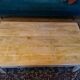 Antique solid wood farmhouse coffee table