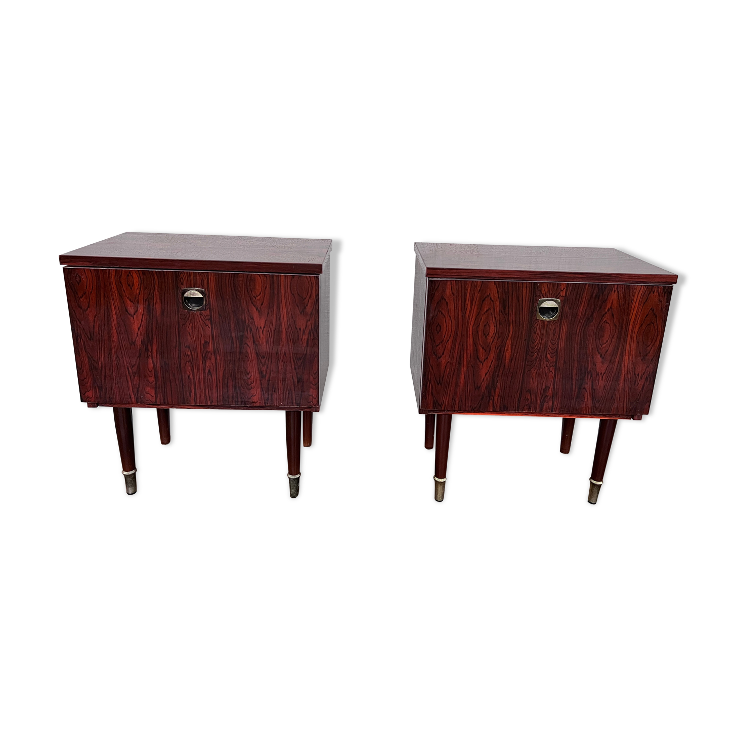 Paire de chevets palissandre