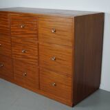 Vintage Mid-Century Dutch Shop / Apothecary Cabinet