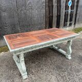 Table with carved legs
