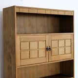 brutalist bookcase | wall cabinet | oak | 60s | Danish (2)