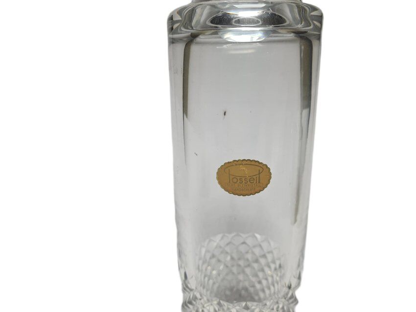 Art Deco crystal carafe from Possell, Germany, 1960s