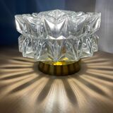 Lampe à poser en verre vintage