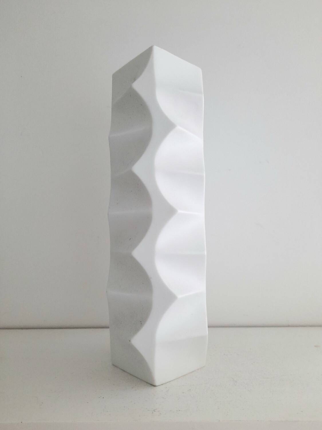 Vase Heinrich Fuchs pour Hutschenreuther op art