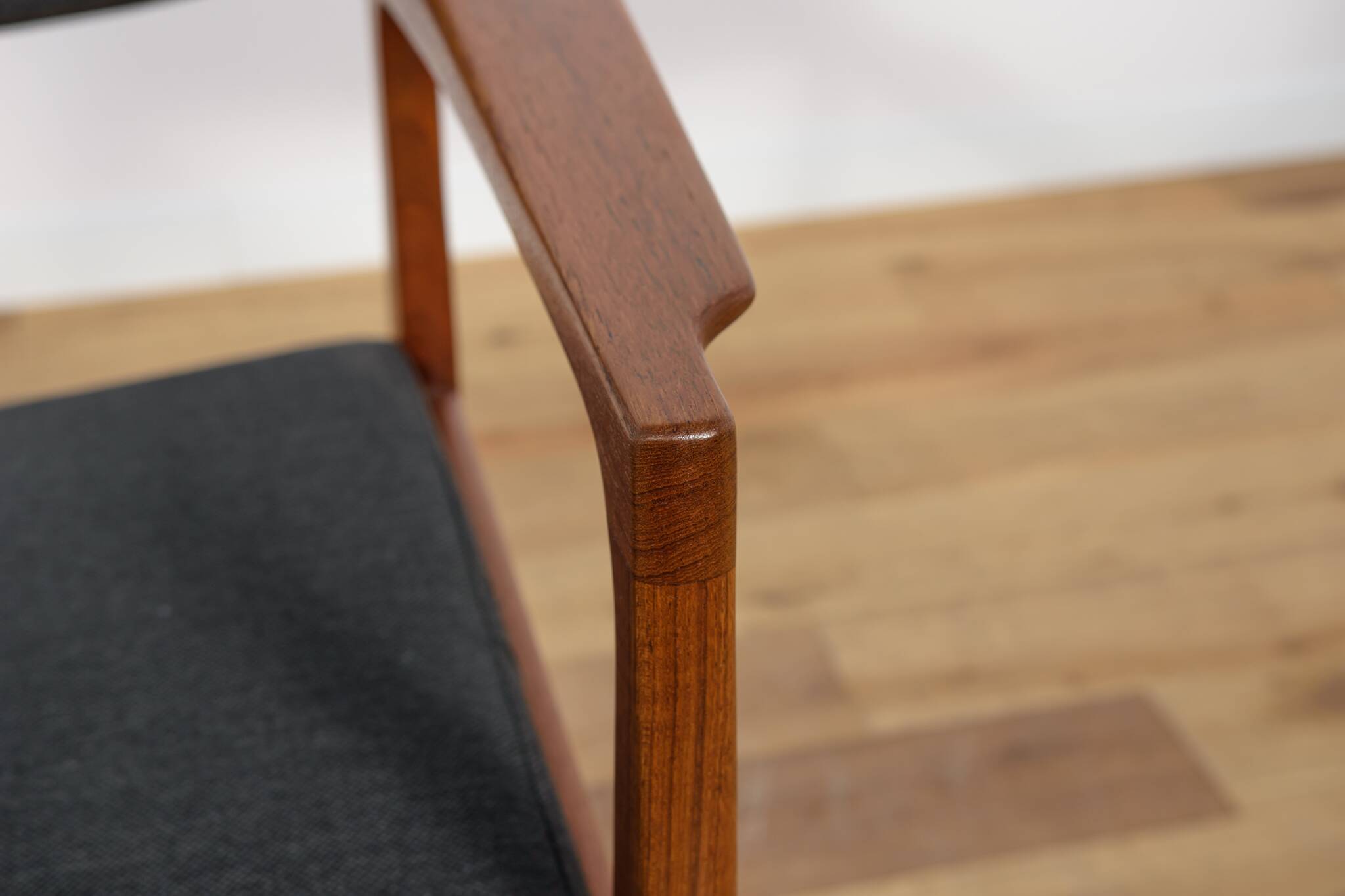 Mid-Century Teak & Leather Armchair by Erik Buck for Ørum Møbelfabrik, Denmark 1960s