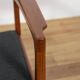 Mid-Century Teak & Leather Armchair by Erik Buck for Ørum Møbelfabrik, Denmark 1960s