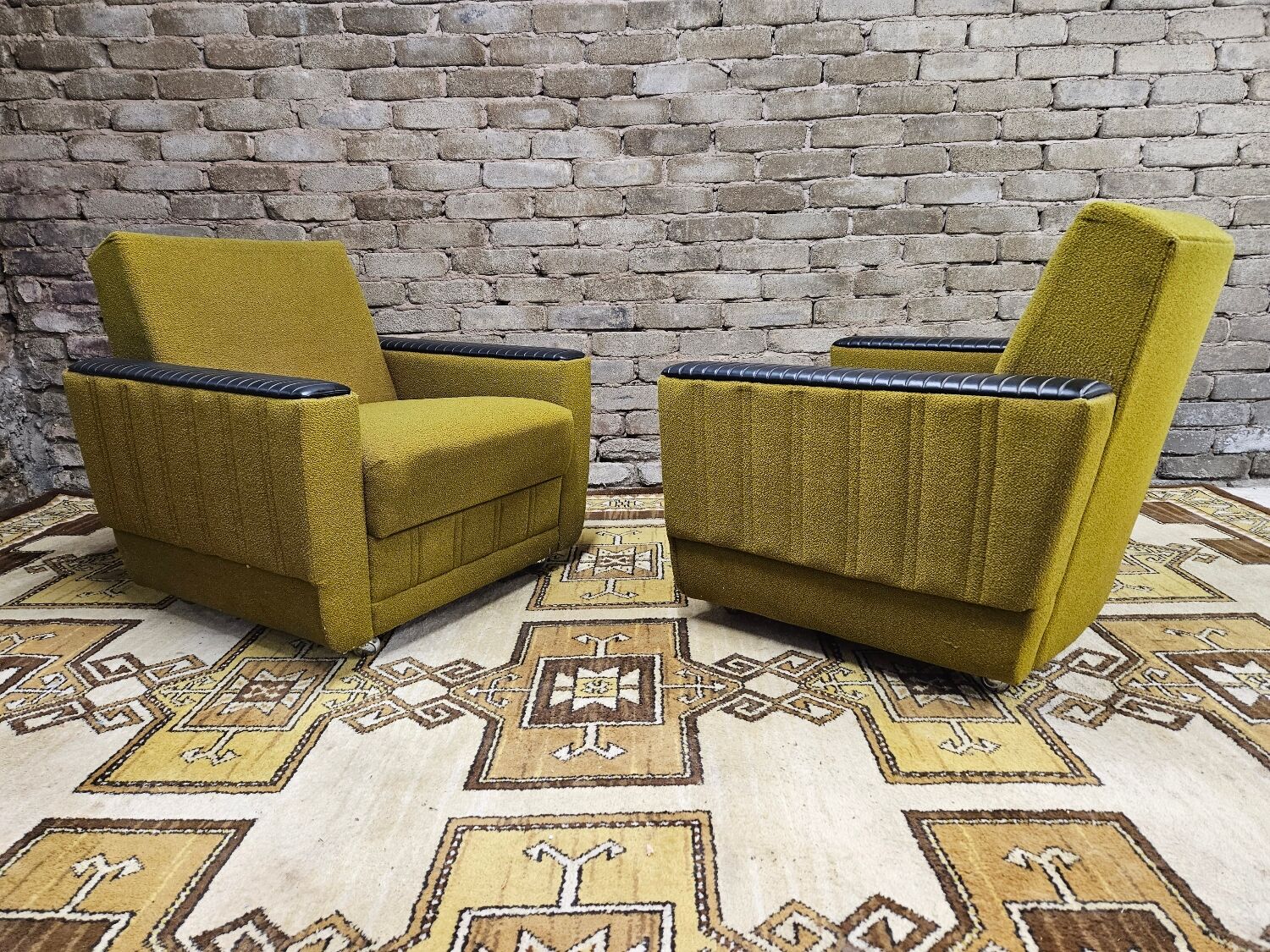 Pair of vintage armchairs 1960s