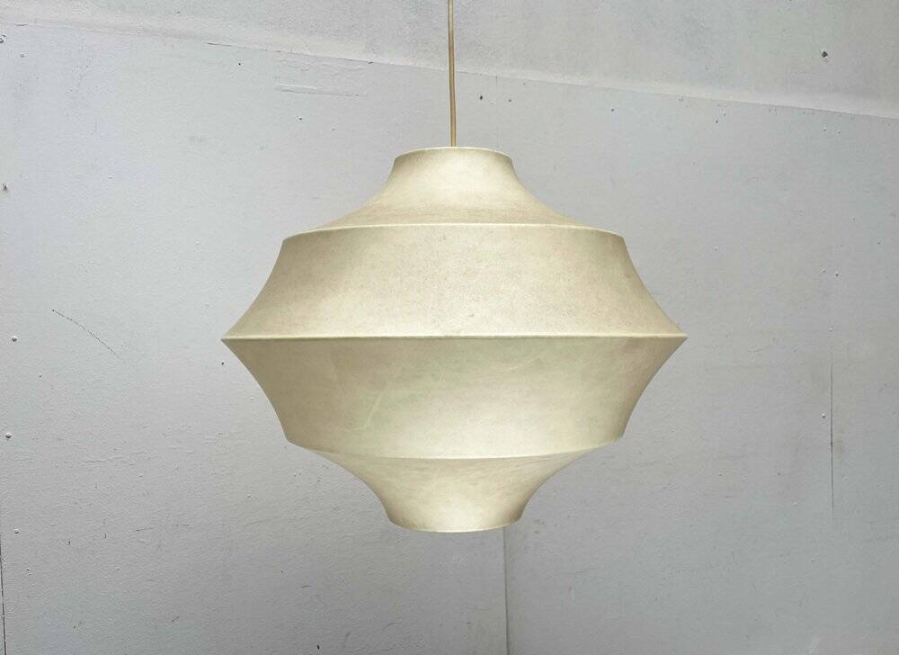 Mid-Century Modern Suspension Cocoon by Friedel Wauer for Goldkant Leuchten, Germany, 1960s