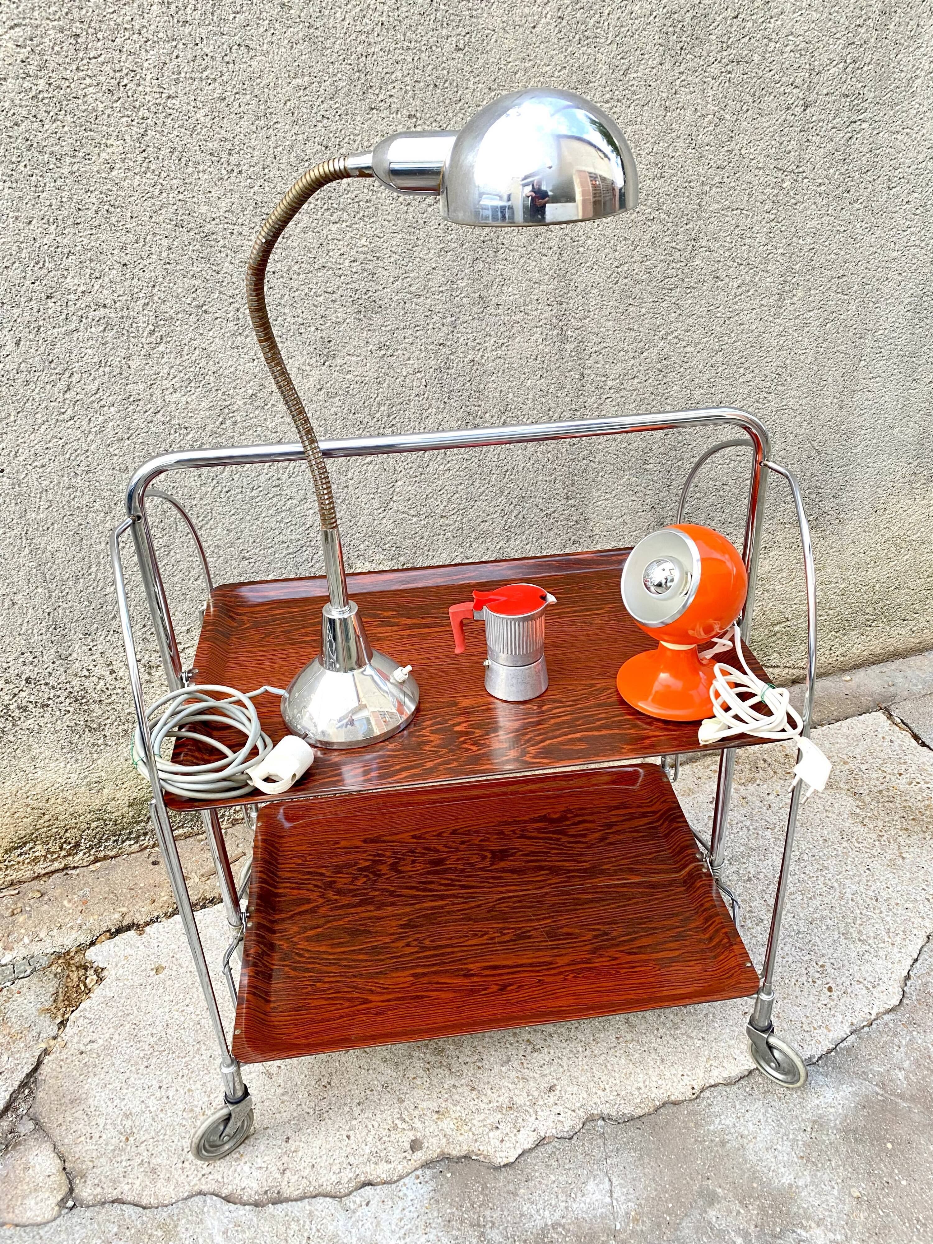 Magnetic eyeball lamp Luci italy vintage design 70s original