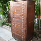 Furniture business multi-tiroirs oak vintage 50