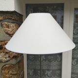 Wood and metal floor lamp