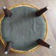 Pouf crapaud à franges vintage