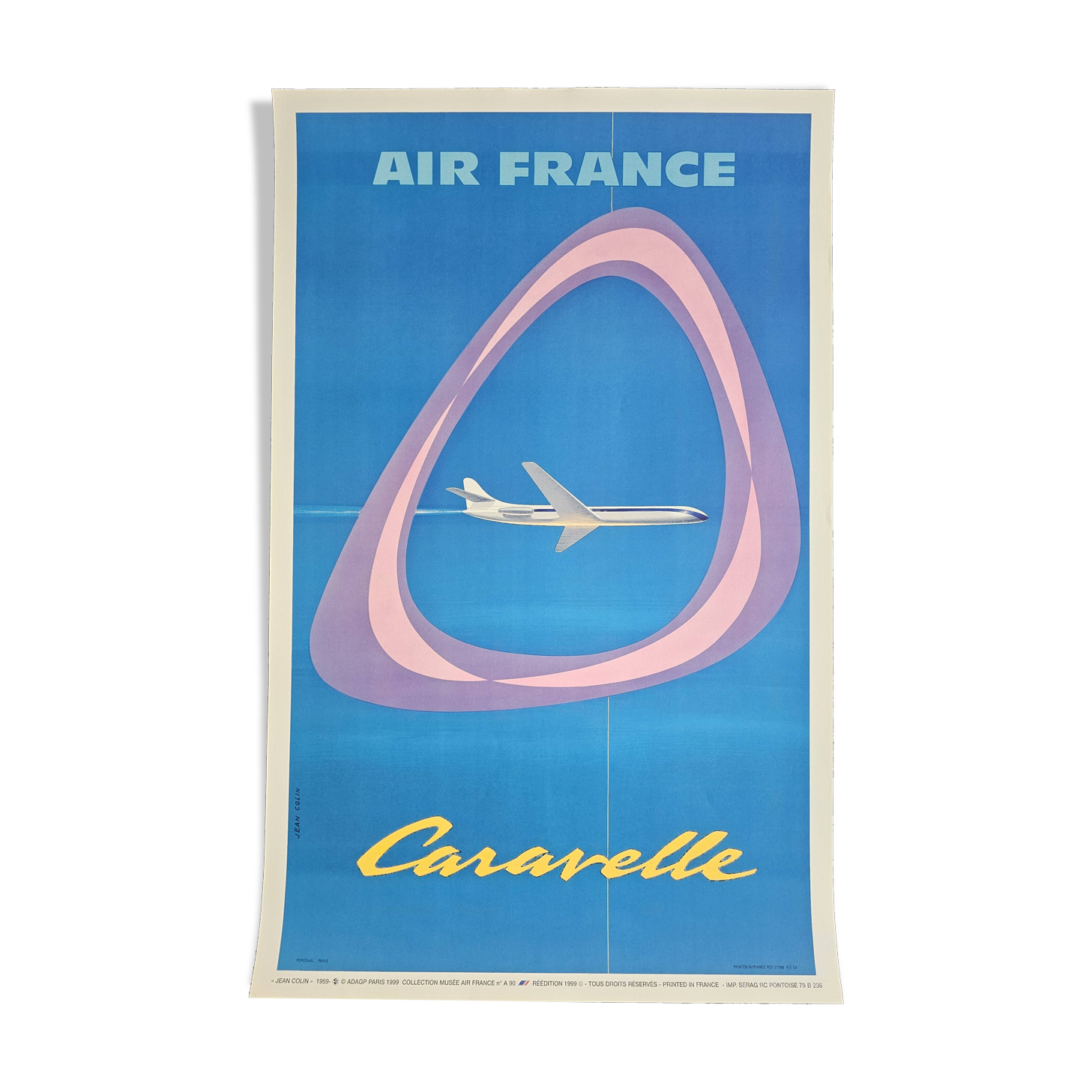 Air france poster - caravelle - jen colin
