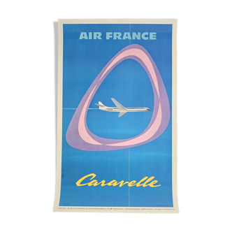 Air france poster - caravelle - jen colin