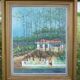 Painting Villa in the pines in Hossegor
