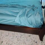 Directoire-style mahogany double bed