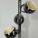 Goffredo Reggiani, three lights chrome chandelier from 70s