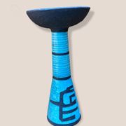 Modernist Ceramic Candle holder, Egyptian Inspired in The Taste Of Francine Delpierre