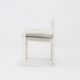 Posy Modern Side Chair in White Lacquered Wood 1980s